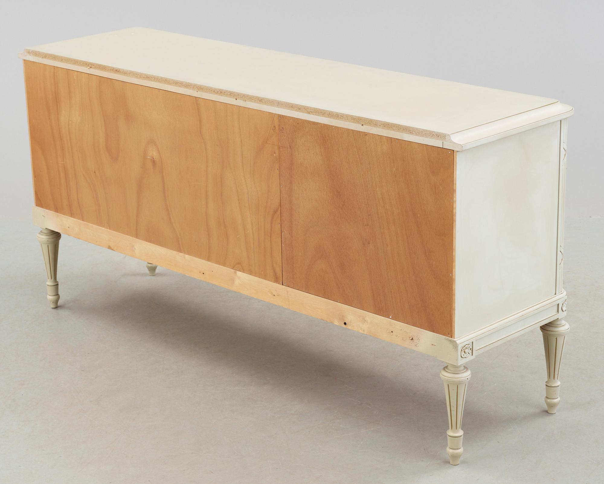 MATSALSGRUPP, 13 delar, gustaviansk stil, Alsterbro möbeltillverkning, 1900-tal.