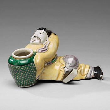 790. A famille verte 'Li Taibo' brushwasher, Qing dynasty, Kangxi (1662-1722).