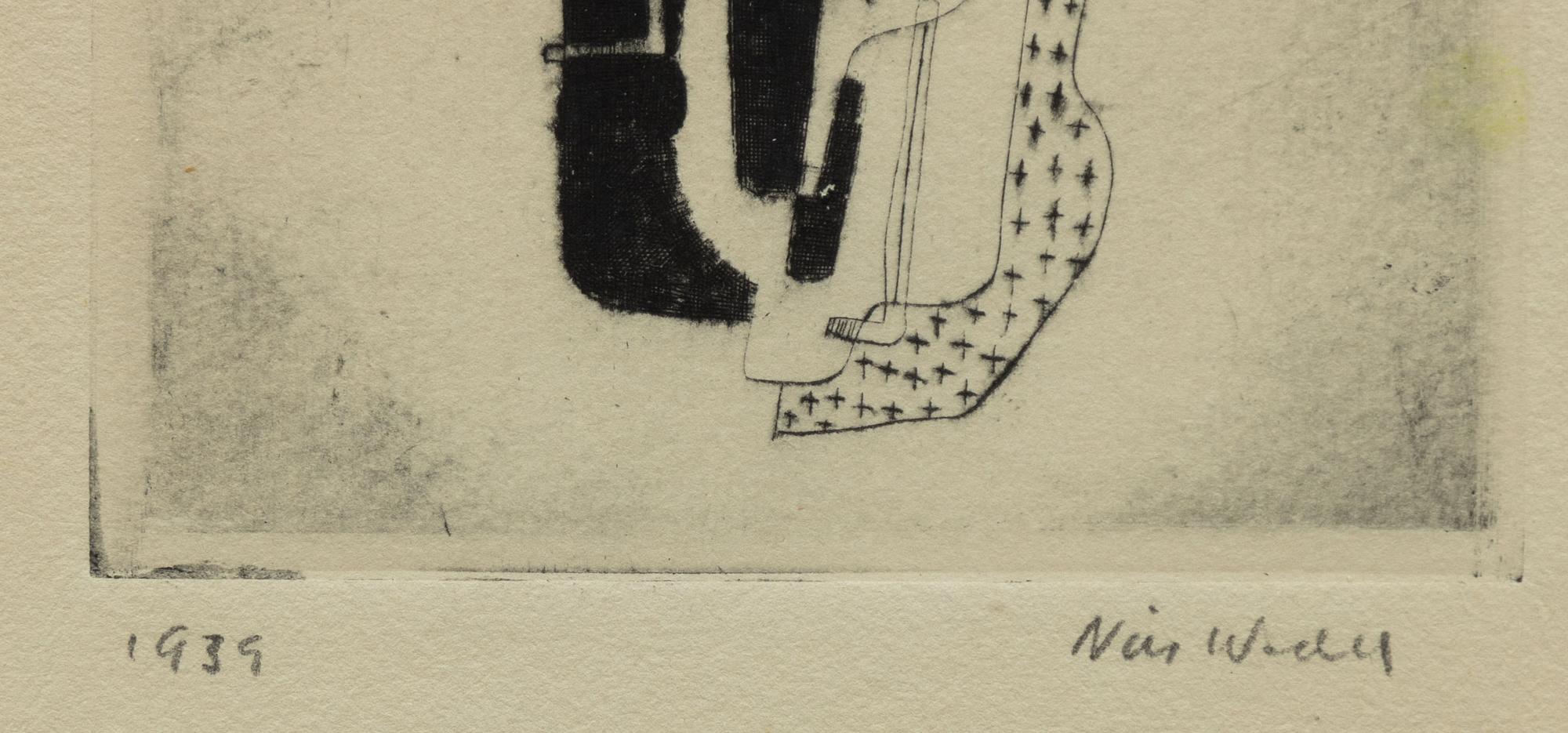 Nils Wedel, Cubist Composition.