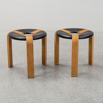 A pair of stools by Johnny Sörensen, Rud International.