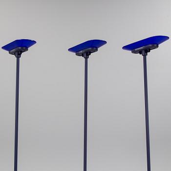 Three "Jill 380" uplights by Arteluce, late 20th century.