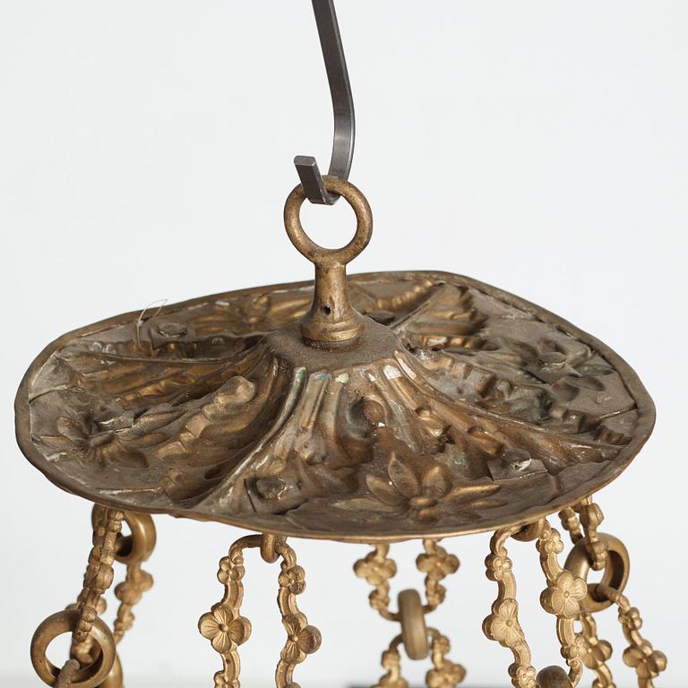 A Neo-Rococo mid 19th century twelve-light hanging-lamp.