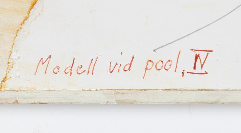 Carl Köhler, "Modell vid pool IV".