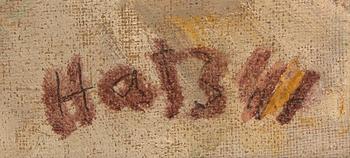 Felix Hatz, oil on canvas, signed and dated -41.