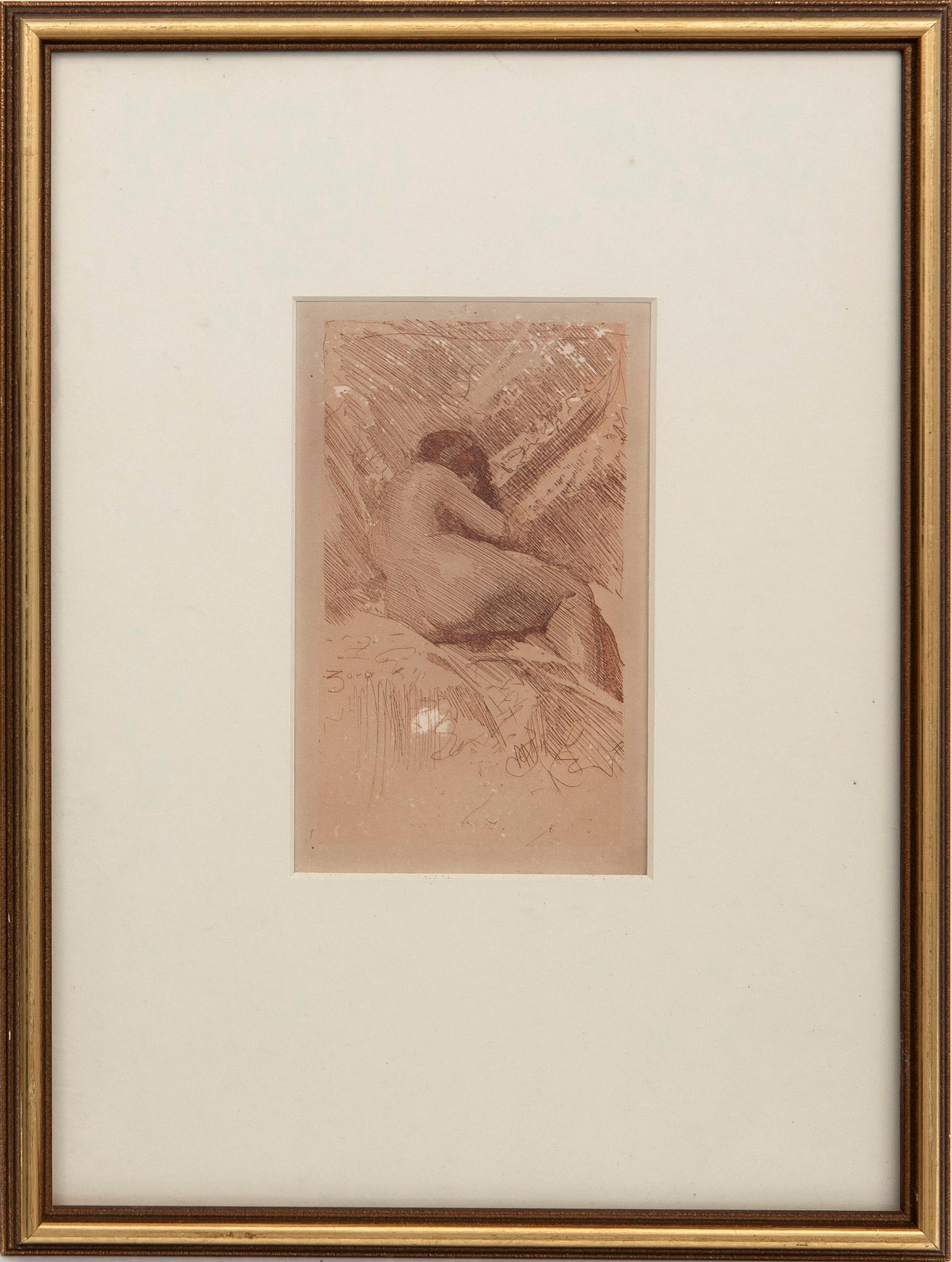 Anders Zorn, Model study.