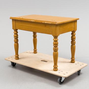 A late 19th century school desk.