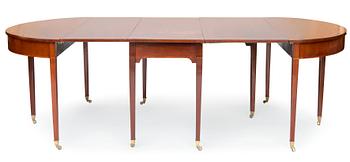 278. A ENGLISH DINING TABLE.