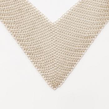 Tiffany & Co, Elsa Peretti, collier, "Mesh scarf", sterling silver.
