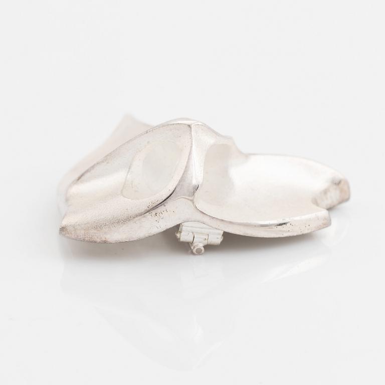 Björn Weckström, brosch,  "Labyrinth",  sterlingsilver. Lapponia 2007.