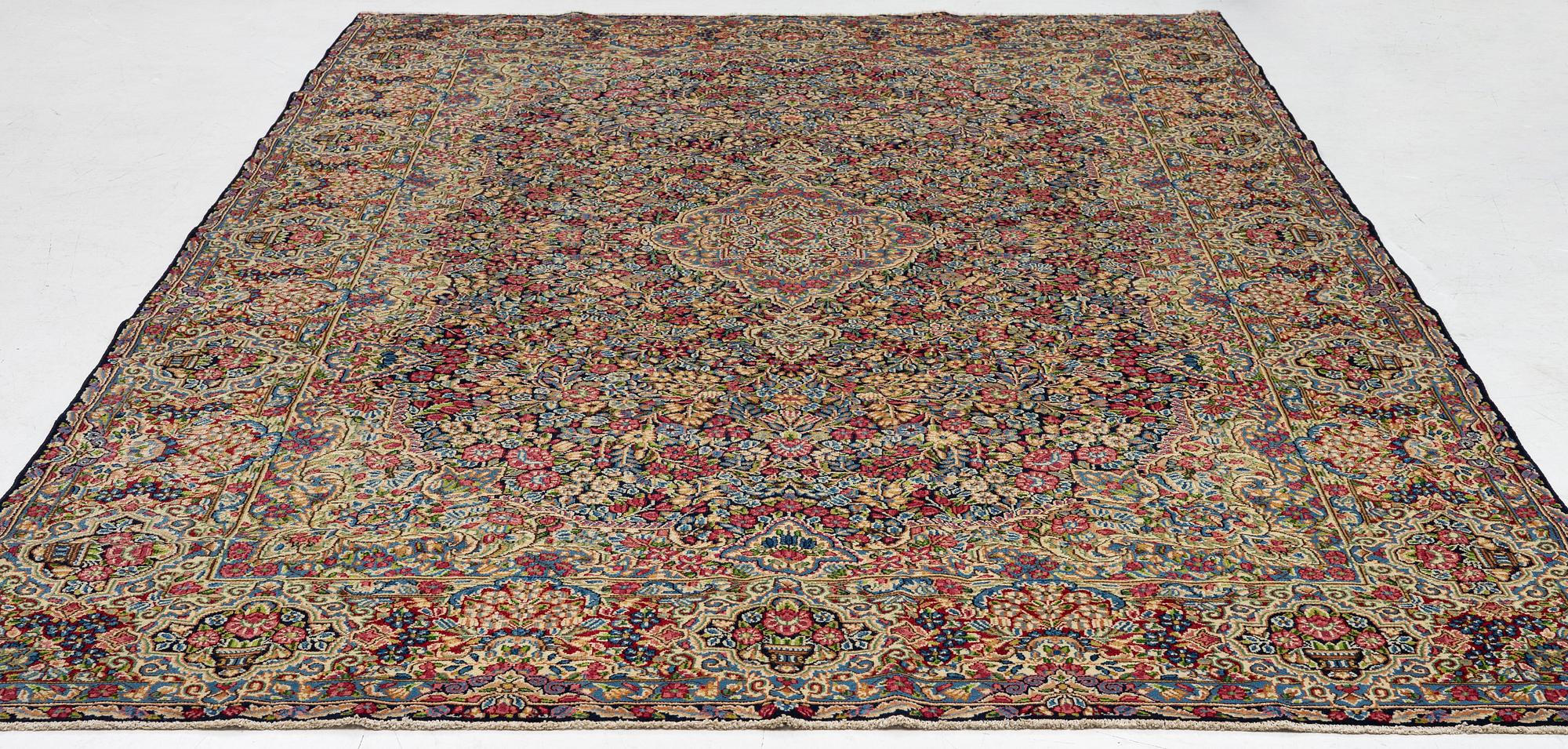 Carpet Kerman-Patina approx. 361 x 237 cm.
