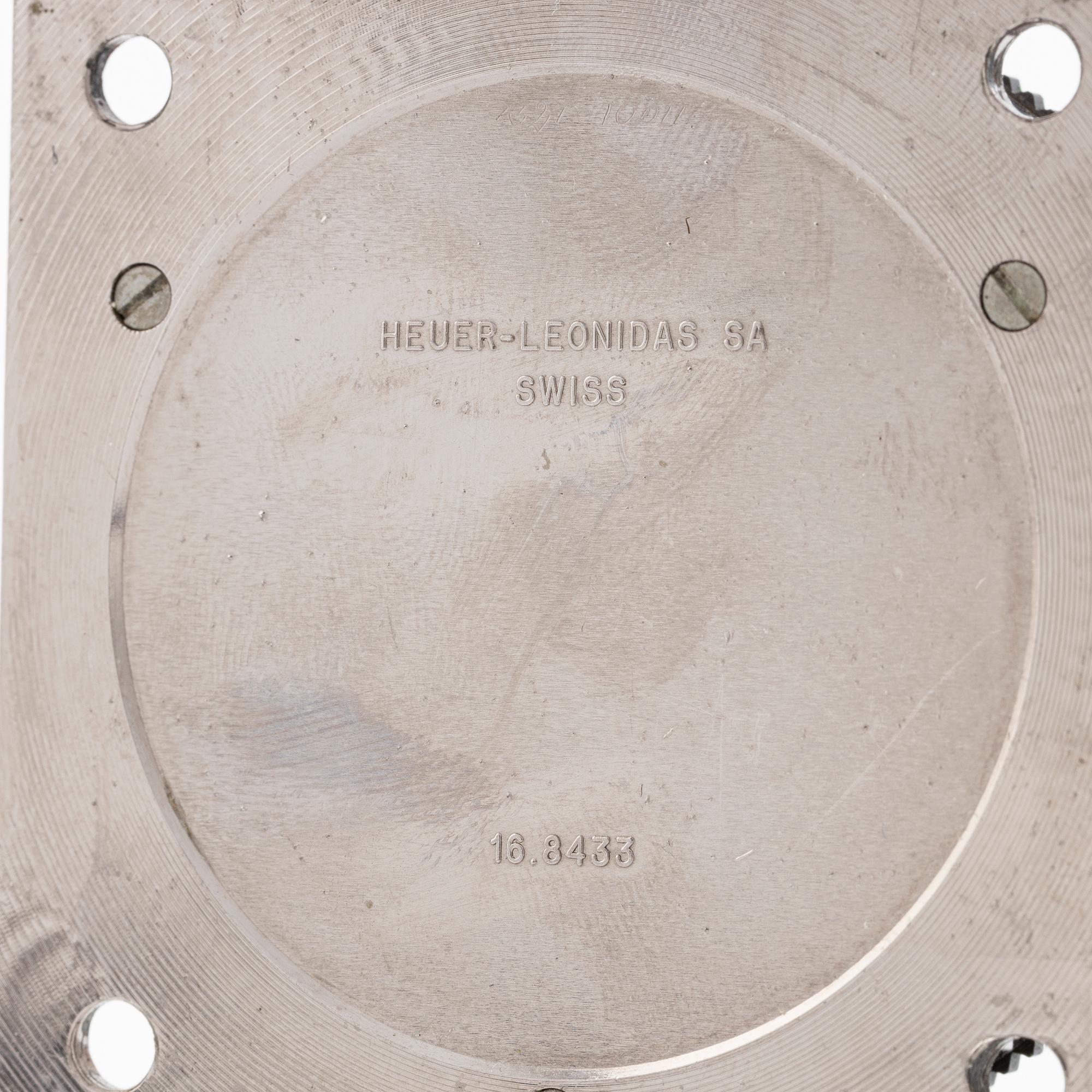 HEUER, three timing instruments, Auto-Rallye, Master-Time 8 Days and a stopwatch, "provenance from the Acropolis Rally 1966.".