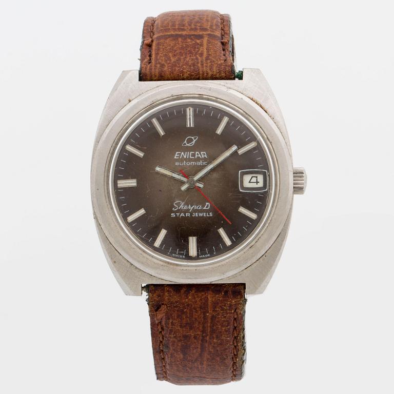 ENICAR, Sherpa D, wristwatch, 37 mm,