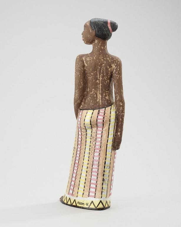 A Mari Simmulson stoneware sculpture, 'Inongo', Upsala-Ekeby 1950's-60's.