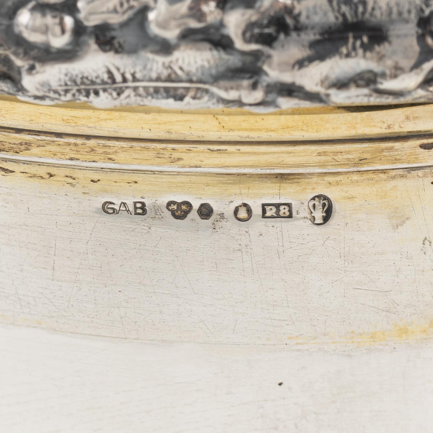 GAB, stop, silver, Stockholm 1943.