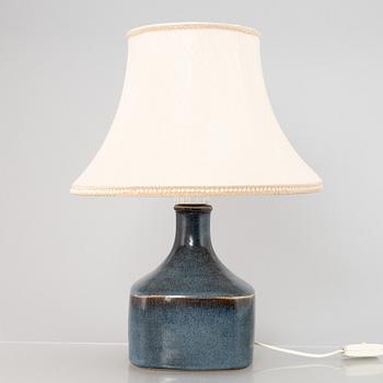 Stig Lindberg, a stoneware table lamp, Gustavsberg Studio 1979.