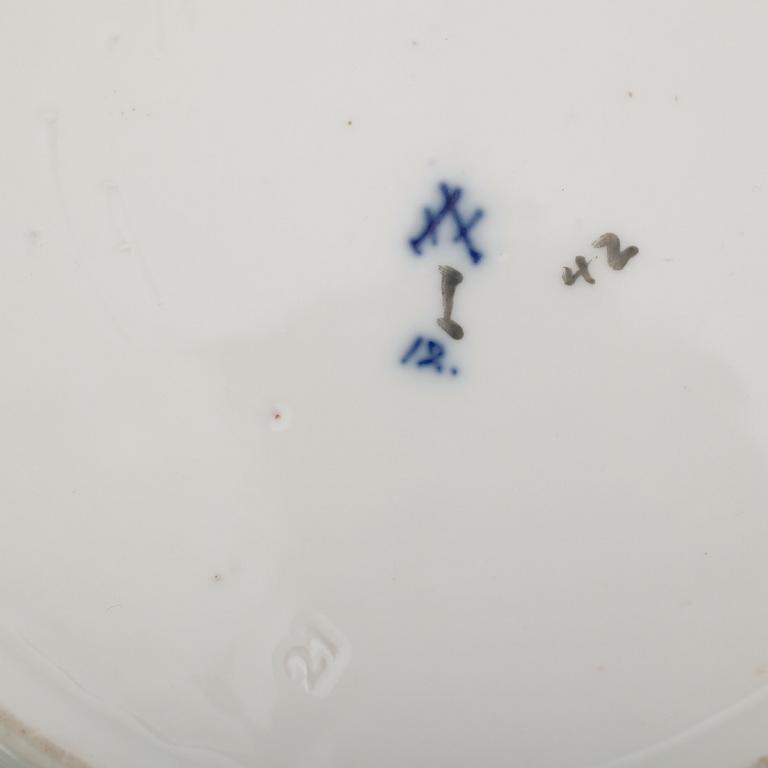 FAT, porslin, Meissen, med hänkel, 1900-talets första hälft.