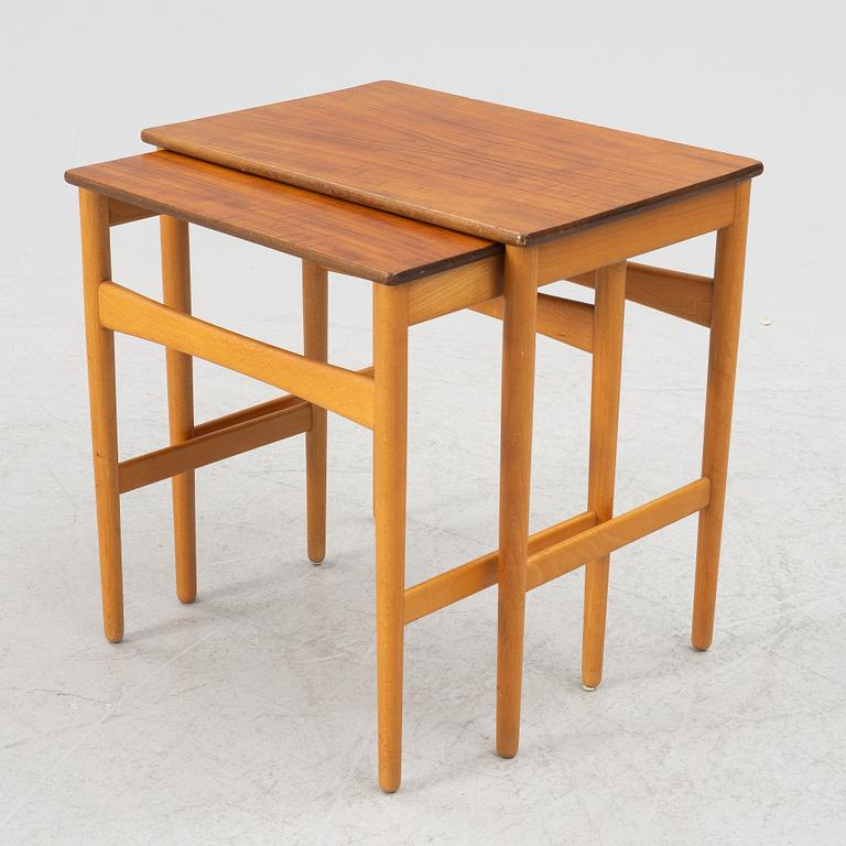 Hans J. Wegner, satsbord, 2 delar, Andreas Tuck, Danmark, 1960-tal.