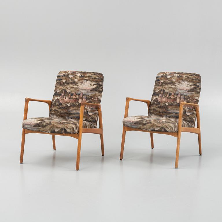 Fåtöljer, ett par, 1900-talets mitt.