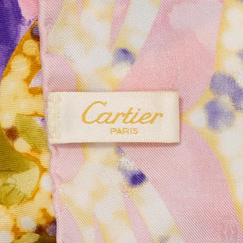 Cartier, a silk scarf.