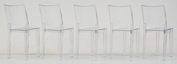 STOLAR, 5 st, "La Marie" Philippe Starck för Kartell Italien.