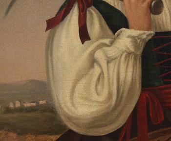 OKÄND KONSTNÄR, troligen rysk, olja på duk, 1800-tal.