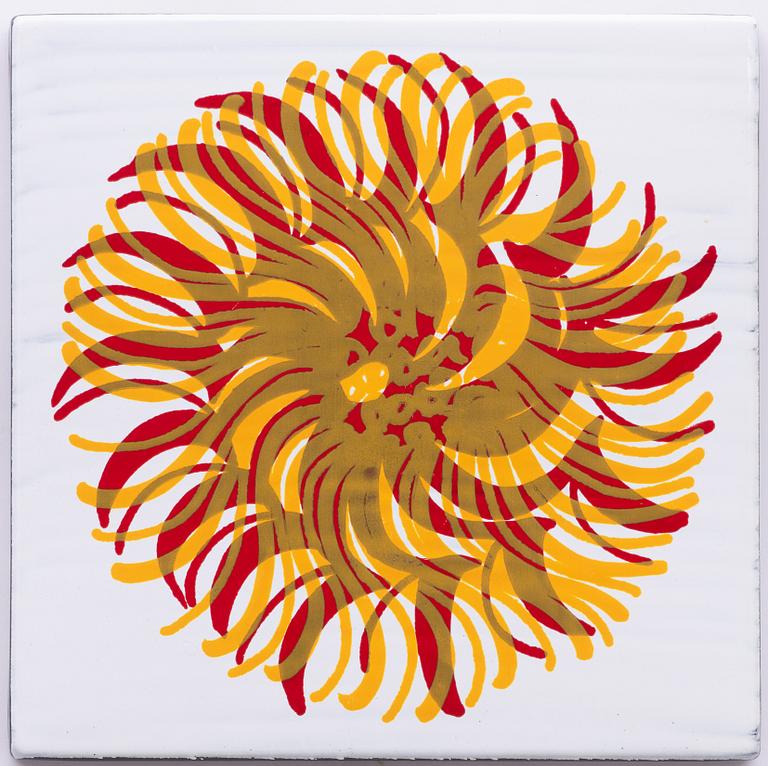 Bengt Berglund, Untitled. Enamels, 5 pcs.