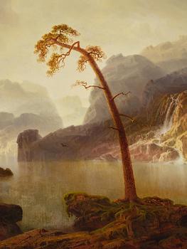 Marcus Larsson, ”Norskt landskap” (Norwegian landscape).