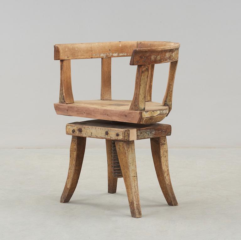 SNURRSTOL, 1800-tal.