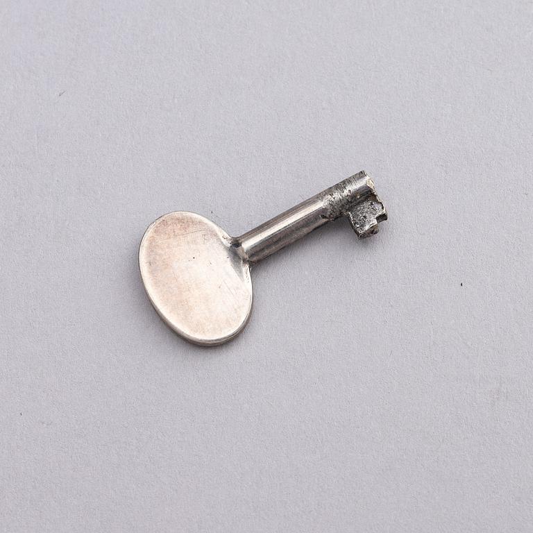 A Swedish 19th century silver sugar-casket, mark of Adolf Zethelius, Stockholm 1826.