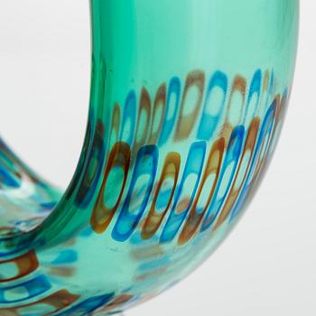 Alessandro Pianon, a 1960s Pulcino', glass sculpture, Vistosi, Murano, Italy.