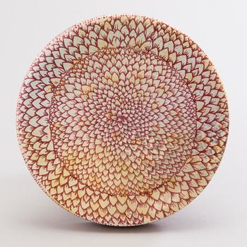 HEINI RIITAHUHTA, veistos/tarjoilumalja, "Sieni", posliinia, signeerattu Heini Riitahuhta.