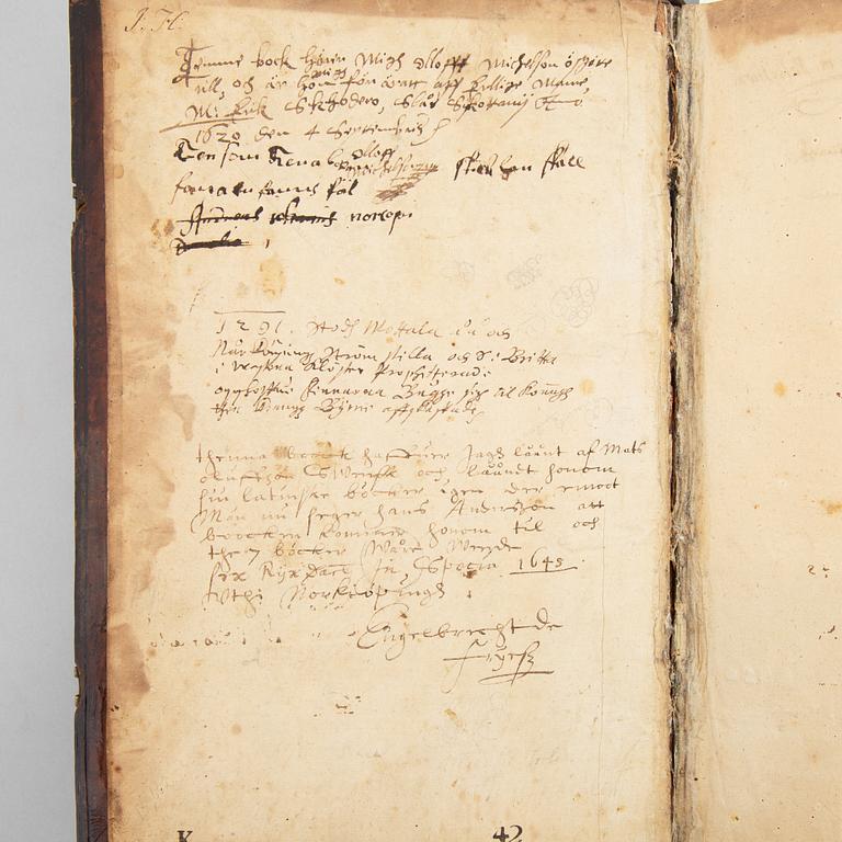 Attractive contemporary binding, a copy acquired from Schroderus.