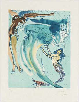 Salvador Dalí, "The Little Mermaid" from "Andersen's Fairy Tales".