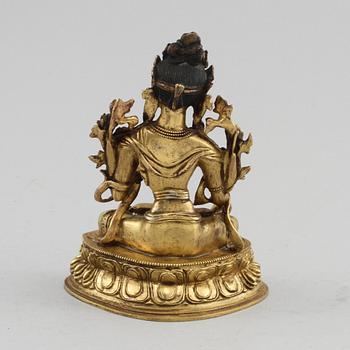 FIGURIN, förgylld brons, orientalisk, 1800/1900.