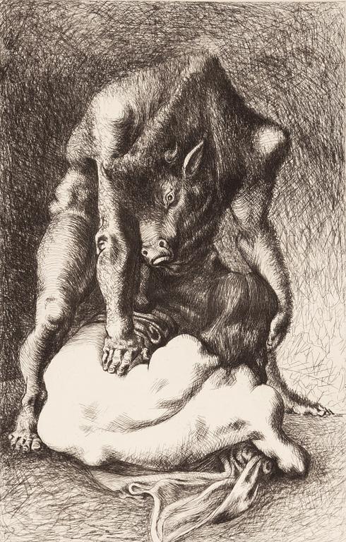 Michael Ayrton, "Minotaur", 2 st.