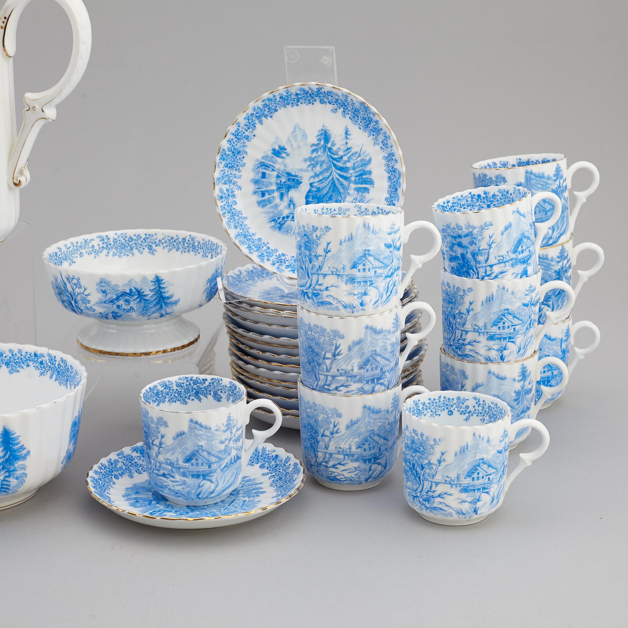 A porcelaine service, Rörstrand (28 pc).