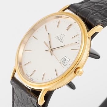 Omega, 18K guld, Seamaster, Jubilee, armbandsur, 32,5 mm.