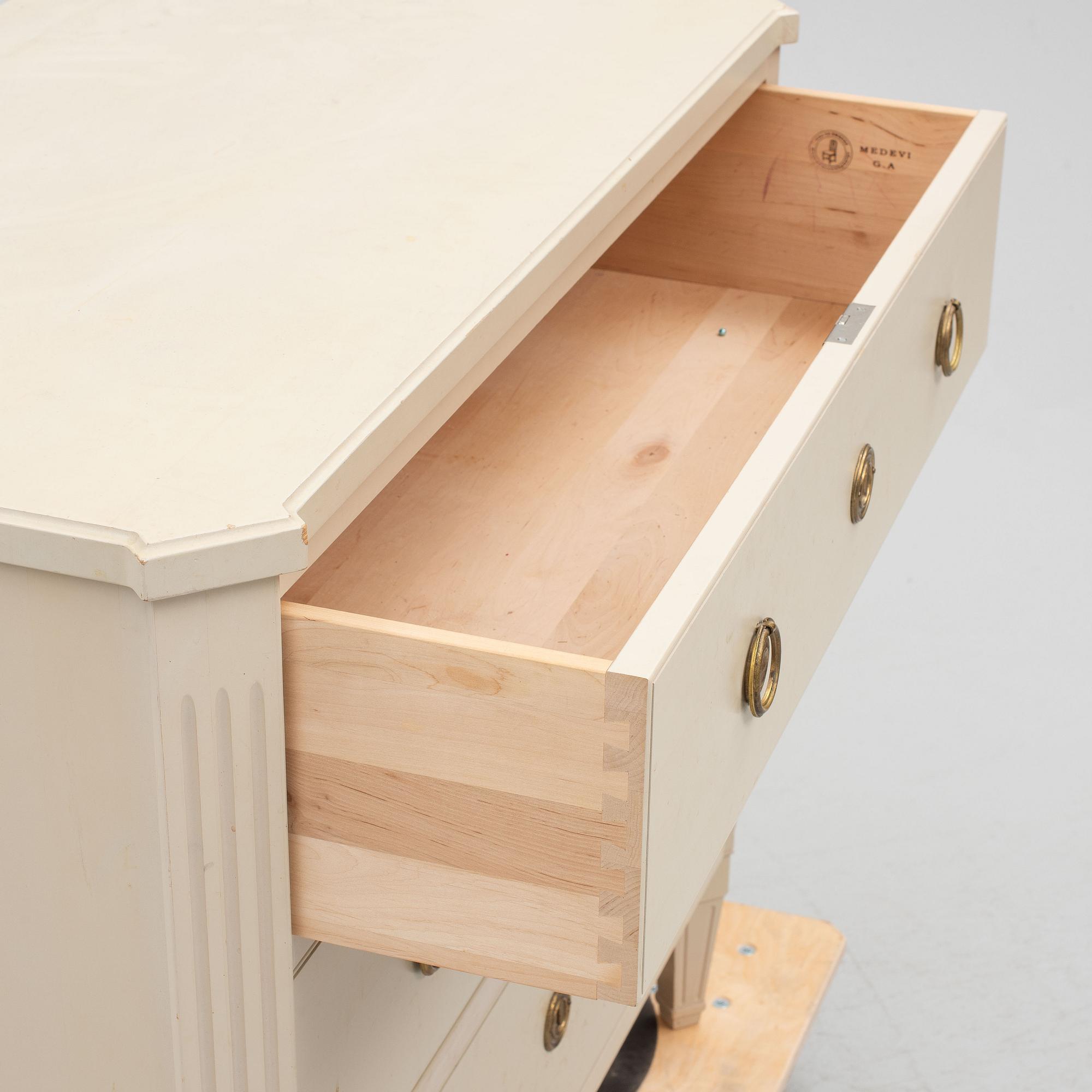 A Gustavian style chest of drawers, 'Medevi', IKEA's 18th-century series, 1990's.