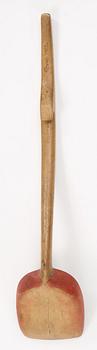 a swedish wooden ladle dated 1903.