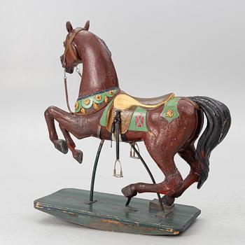 Carousel horse, France, circa 1900.
