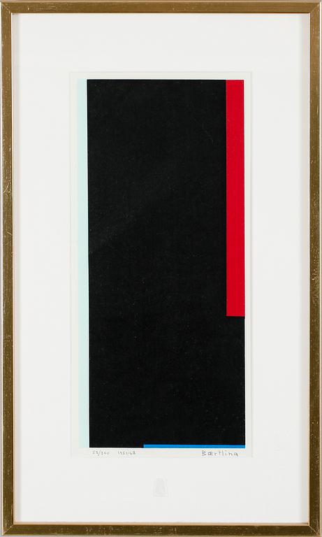 OLLE BAERTLING, färglitografi, sign och dat 1951-68, numr 53/300.