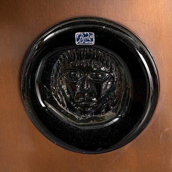 Erik Höglund, a ceiling lamp, Boda Glasbruk, second half of the 20th century.