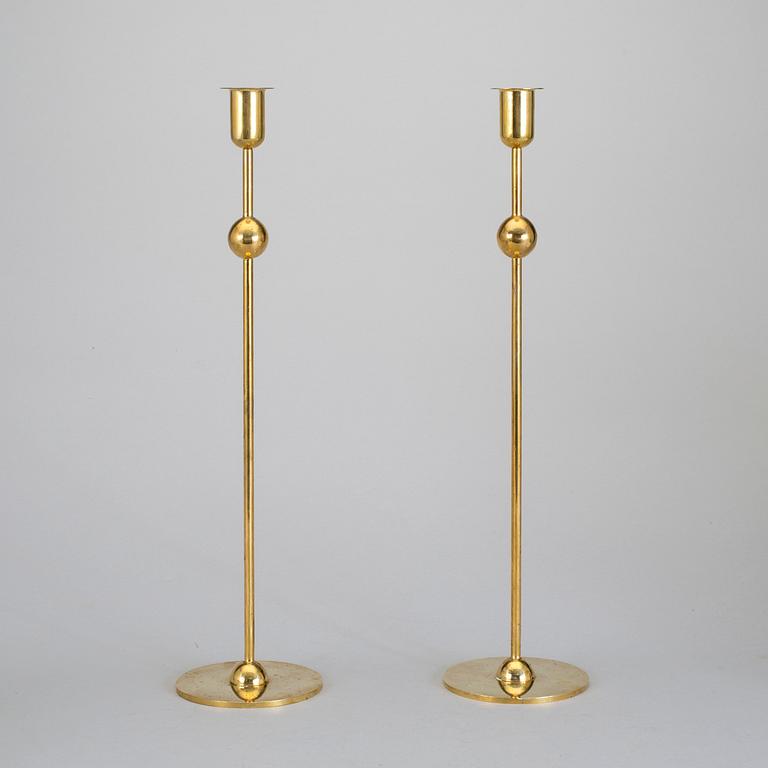A pair of candlesticks, 'Kulan' by Estrid Ericson for Svensk Tenn.