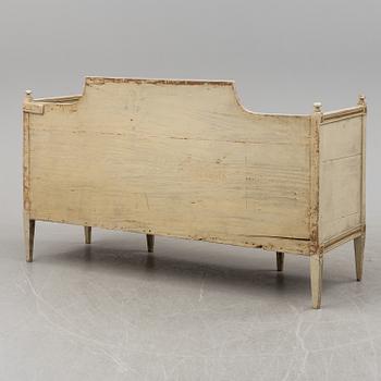 An early 19th century Gustavian sofa.