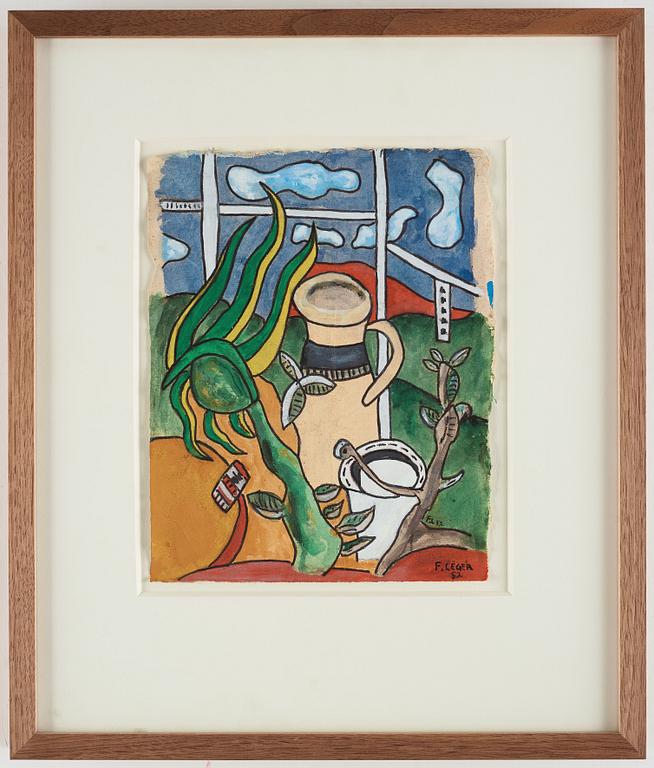 Fernand Léger, "Composition avec vase".