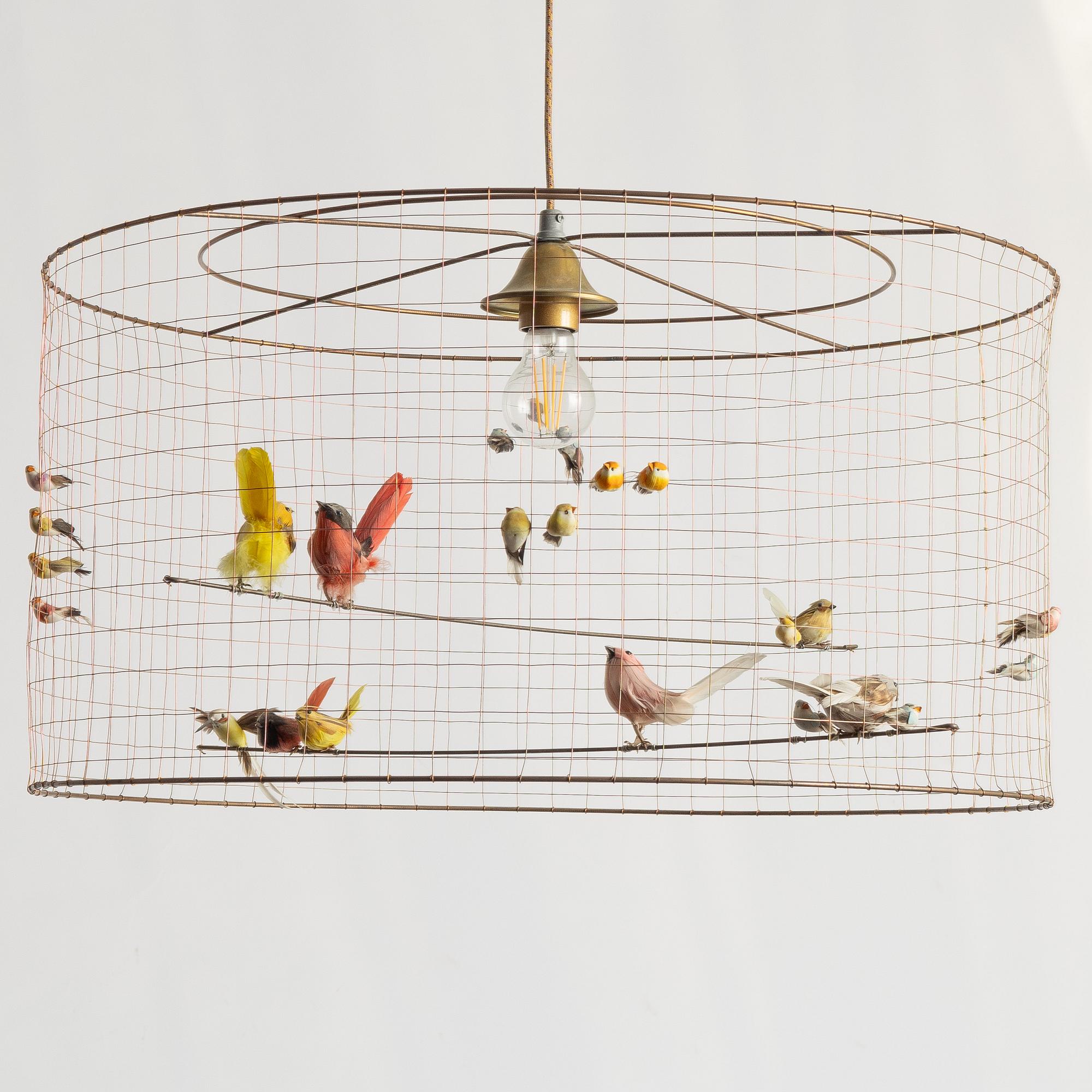 Mathieu Challieres, taklampa, "GrandVolière", Challiéres 2000-tal.