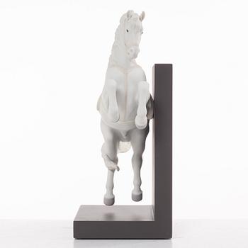 Lladró, figurine, "Horse on Courbette", Spain.