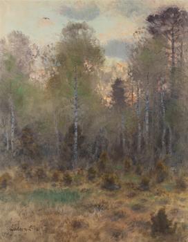 Lindorm Liljefors, oil on canvas, signed and dated -46.