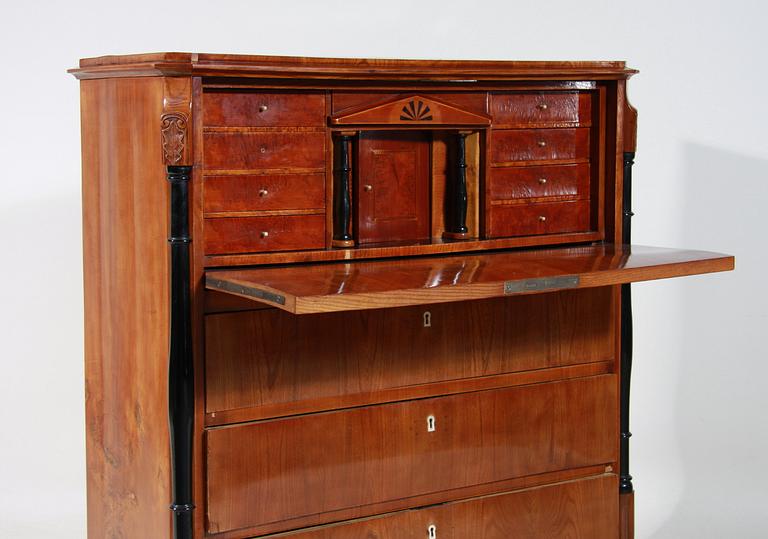 CHIFFONJÉ, senempire, 1800-talets mitt.