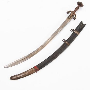 An Afghan Pulwar sword, late 19th/early 20th Century.